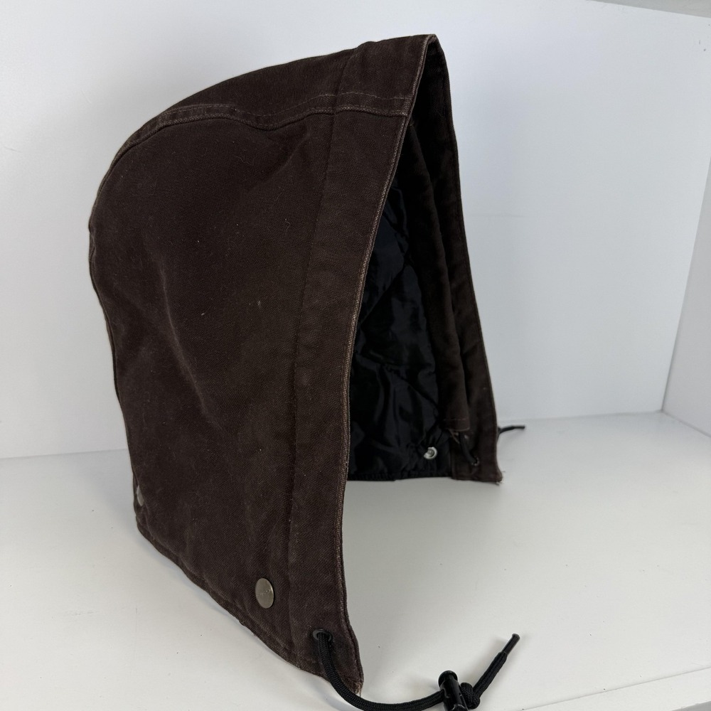 Carhartt Detachable Hood Womens Brown Sandstone Duck Arctic Quilt Lined WA149
